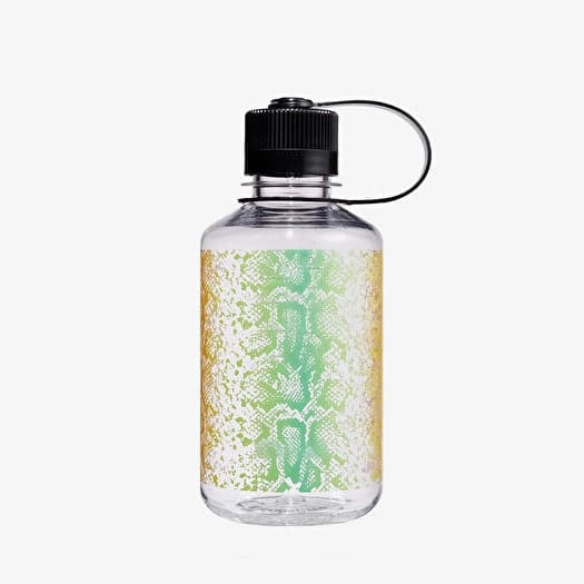 Nalgene 500ml Narrow Mouth Clear Rainbow Snake