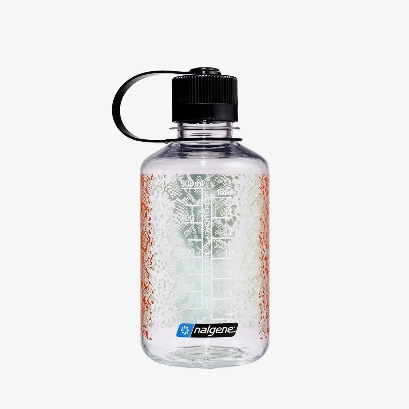 Botellas para beber Nalgene 500ml Narrow Mouth Clear Rainbow Snake