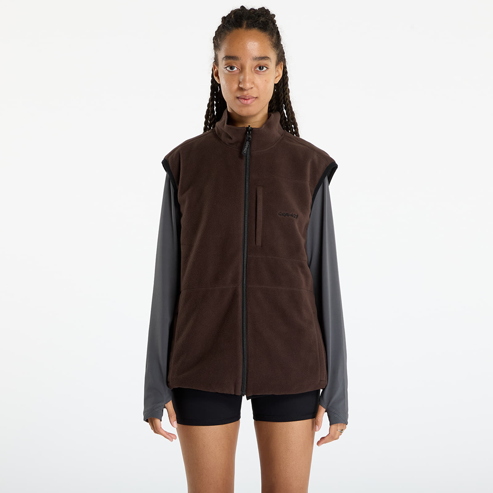 Westen Gramicci Thermal Fleece Reversible Vest UNISEX Tobacco