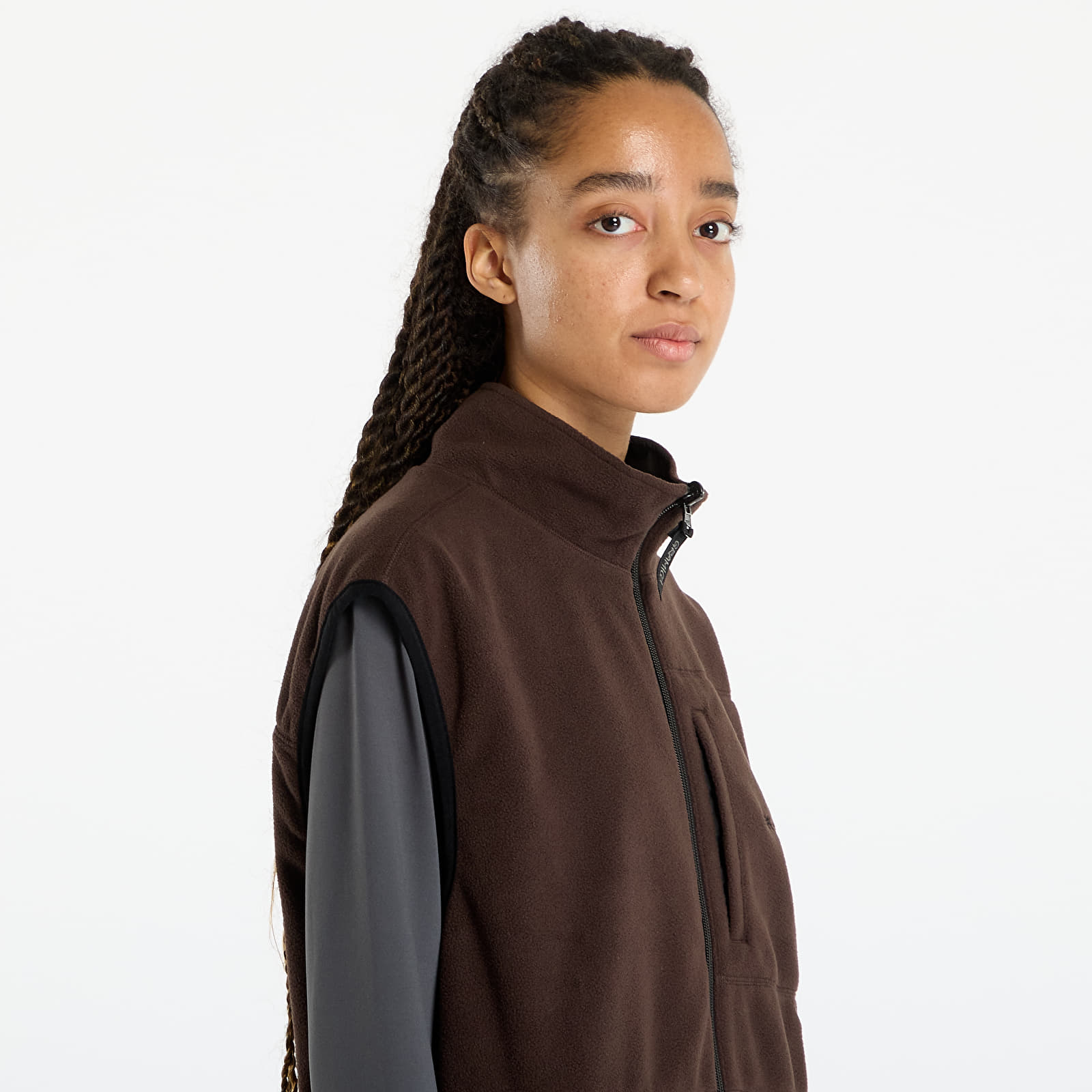 Westen Gramicci Thermal Fleece Reversible Vest UNISEX Tobacco