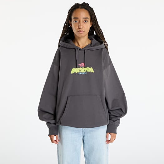 The North Face U Expedition Celebration Oversized Hoodie UNISEX Anthracite Grey