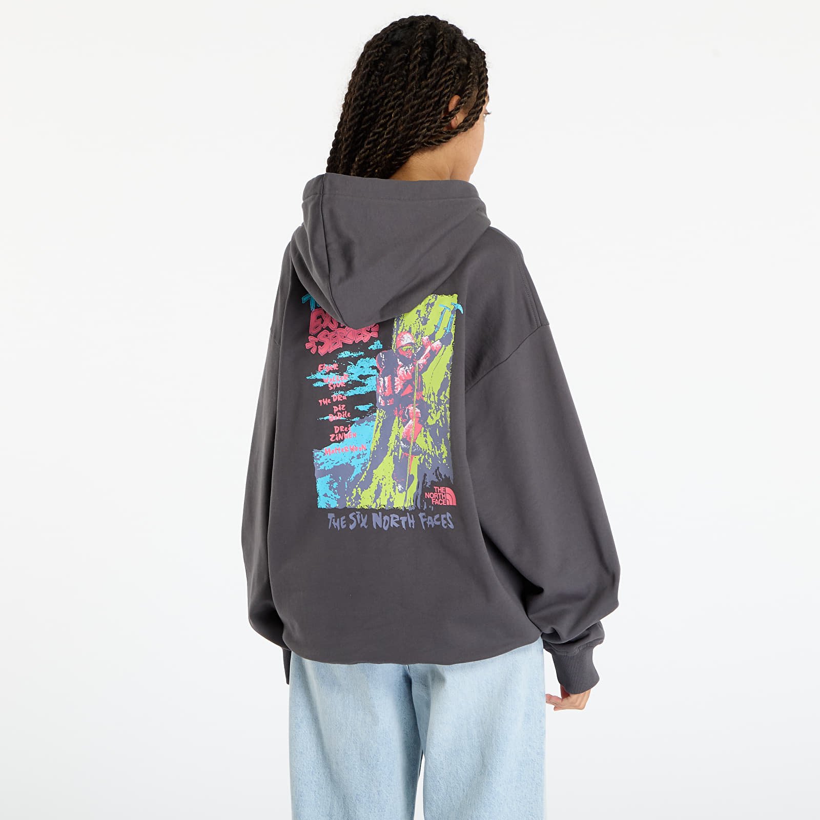 Φούτερ The North Face U Expedition Celebration Oversized Hoodie UNISEX Anthracite Grey