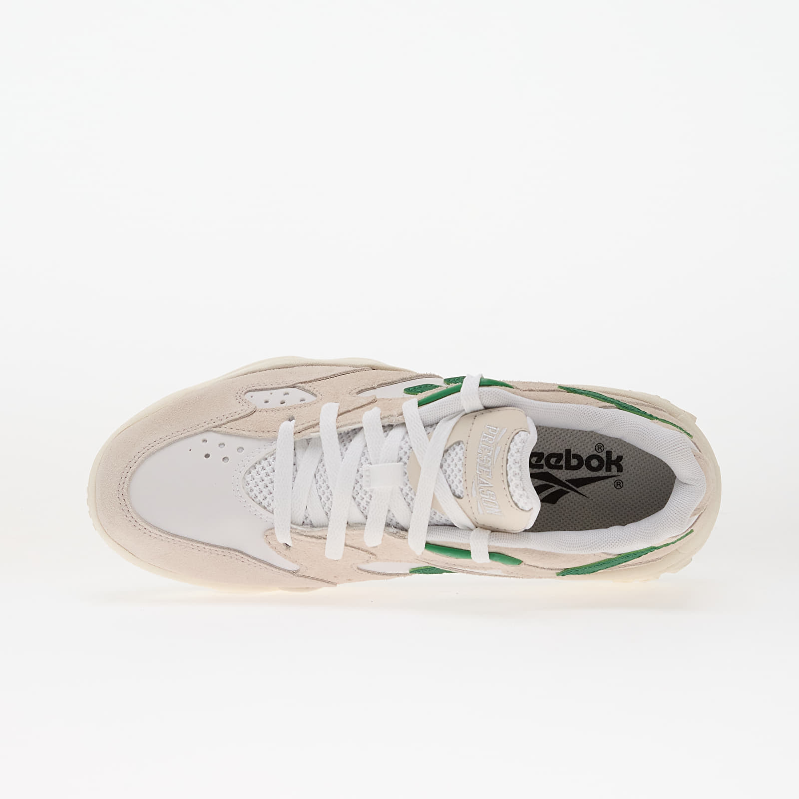 Sapatos de homem Reebok Preseason 94 Low Luxegrey/ Chalk/ Glen Green