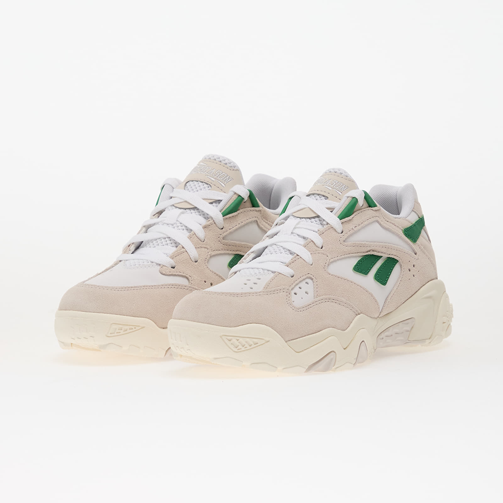Sapatos de homem Reebok Preseason 94 Low Luxegrey/ Chalk/ Glen Green