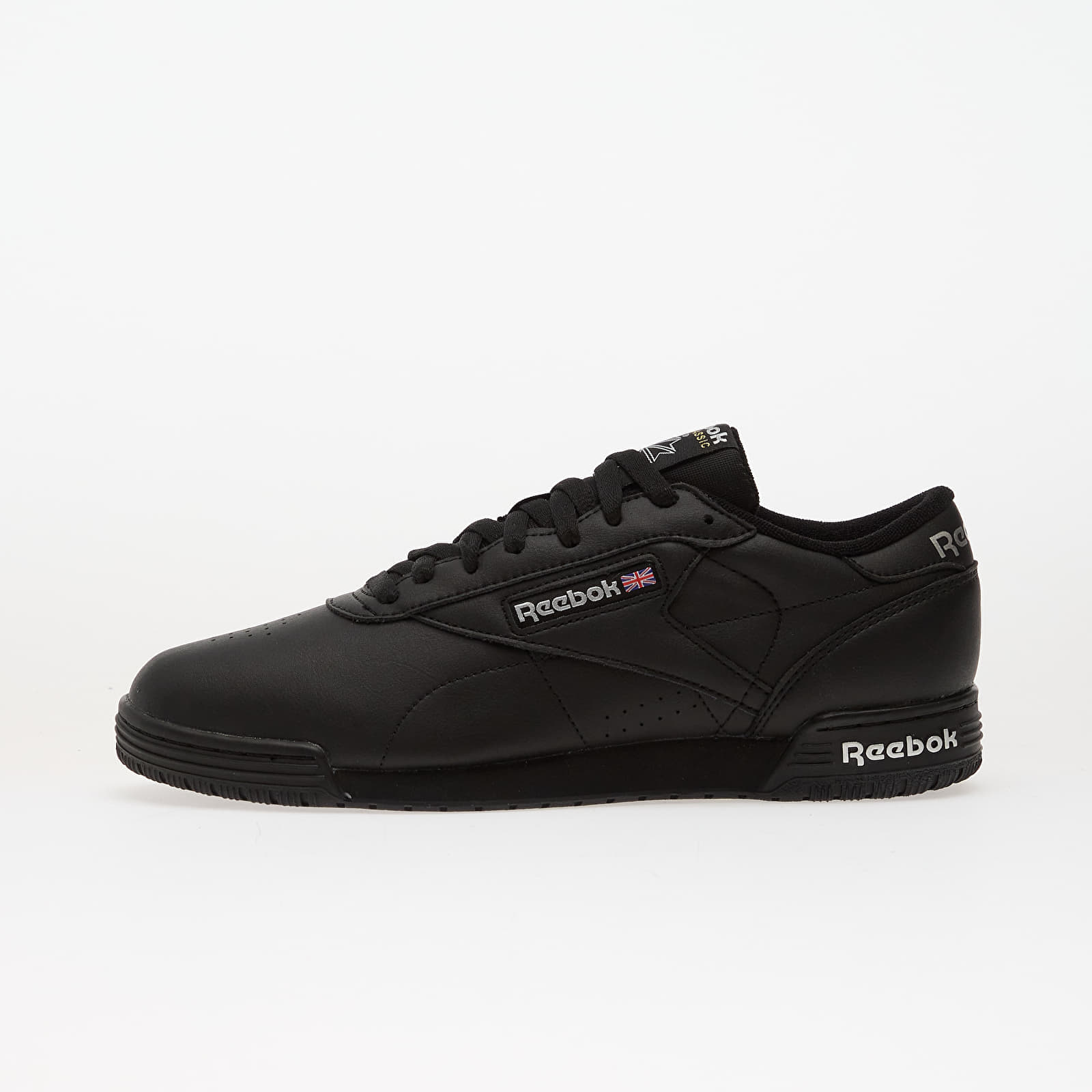 Levně Tenisky Reebok Ex-O-Fit Low Clean Logo Intense Black/ Silver/ Silver