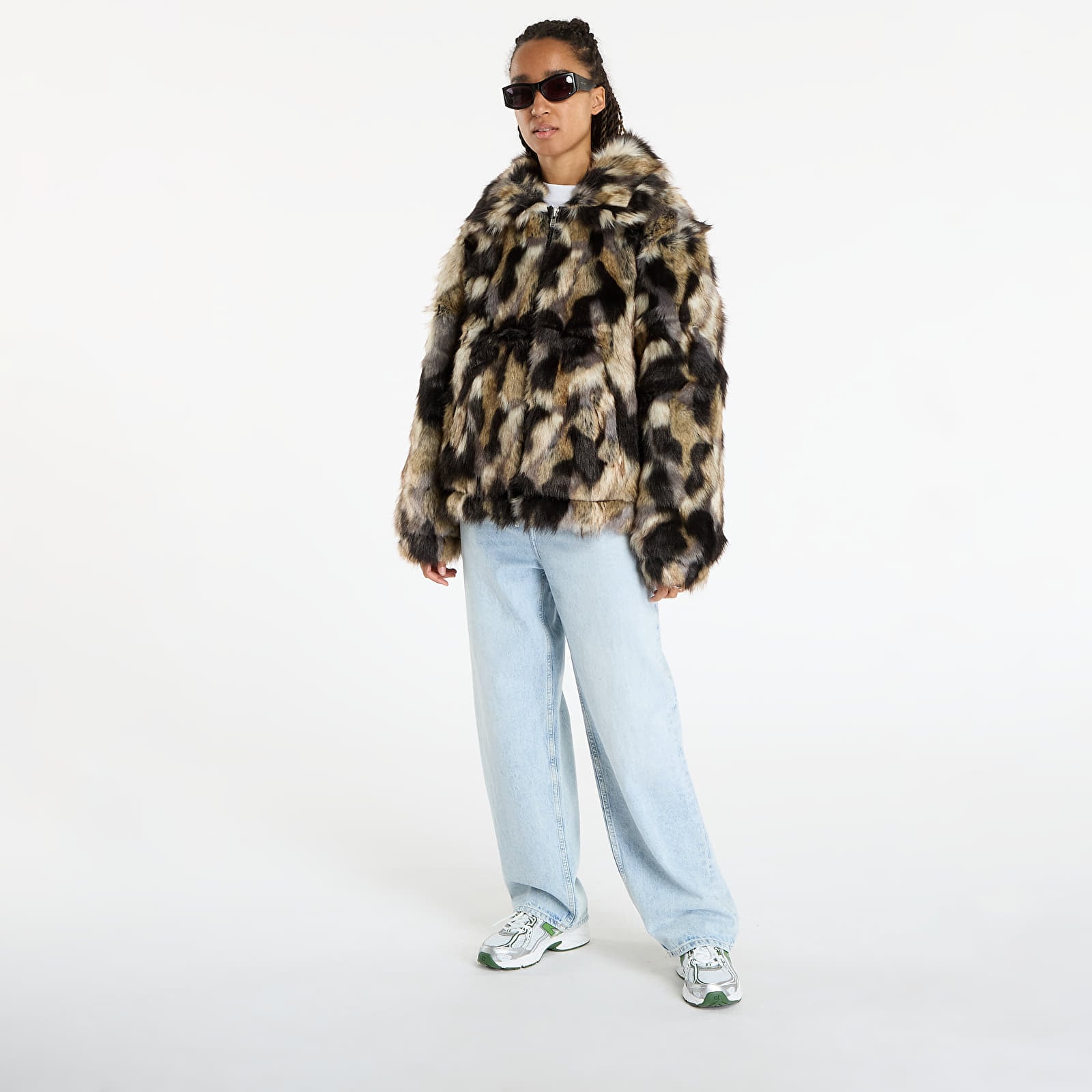 Casacos Patta Faux Fur Patchwork Jacket UNISEX Multi
