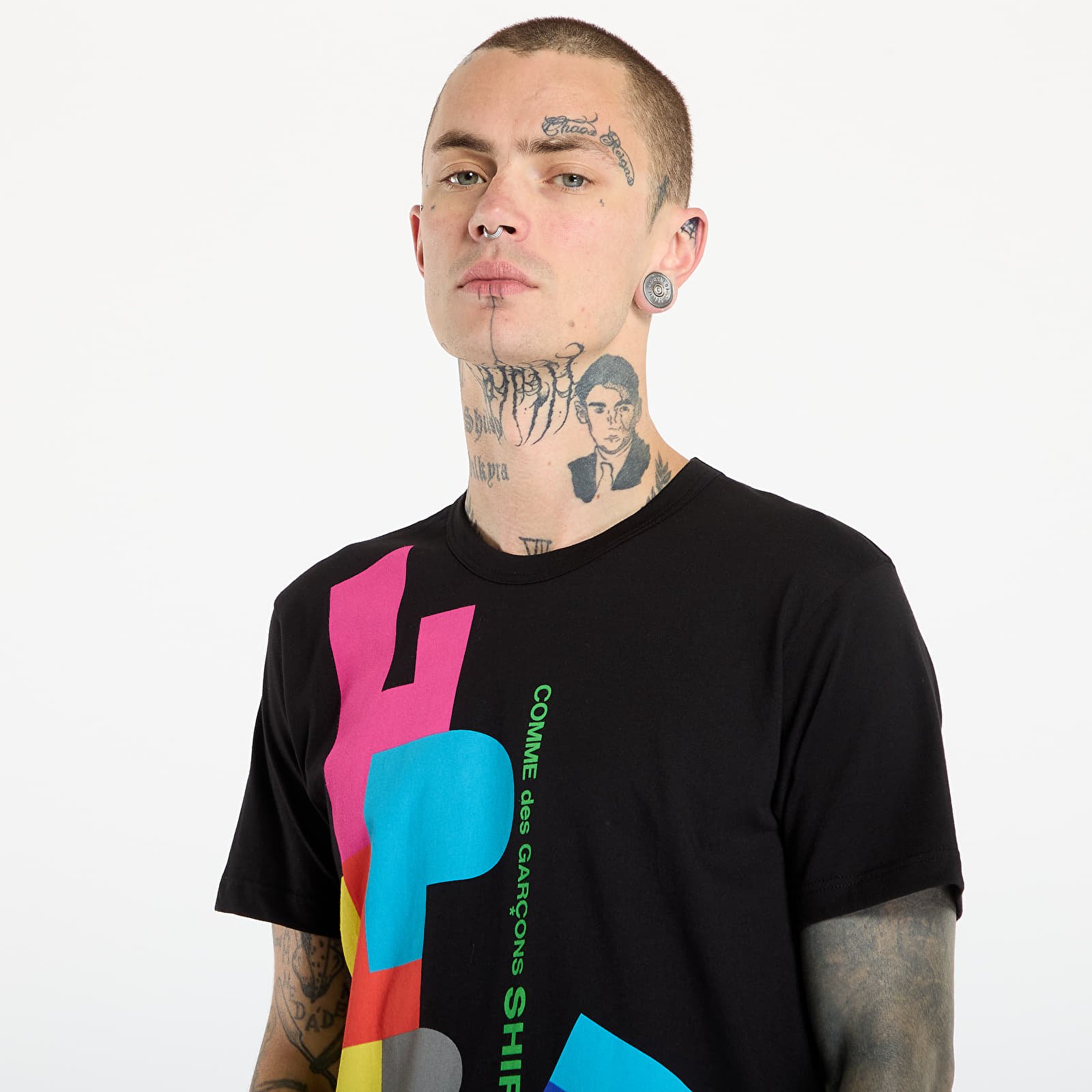 Men's T-shirts Comme des Garçons SHIRT T-Shirt With Graphic Print Black
