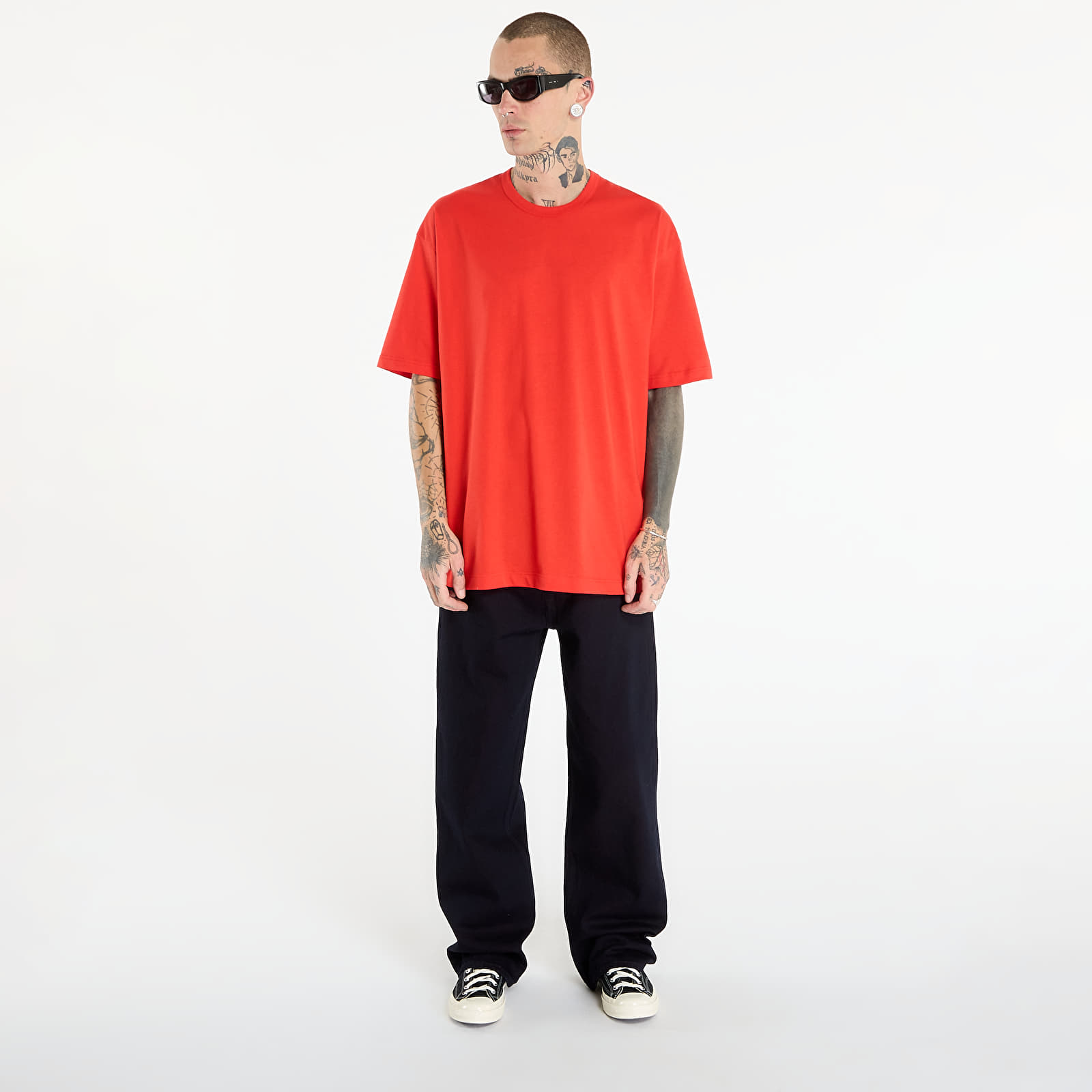 Men's T-shirts Comme des Garçons SHIRT Oversized T-Shirt Red