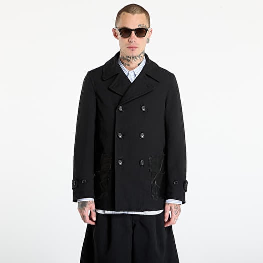Comme des Garçons SHIRT Double Breasted Coat Black