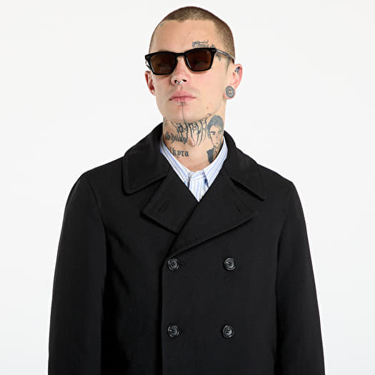 COMME des GARÇONS SHIRT ダブルブレストコート M Comme des Garçons SHIRT Double Breasted Coat Black | Footshop