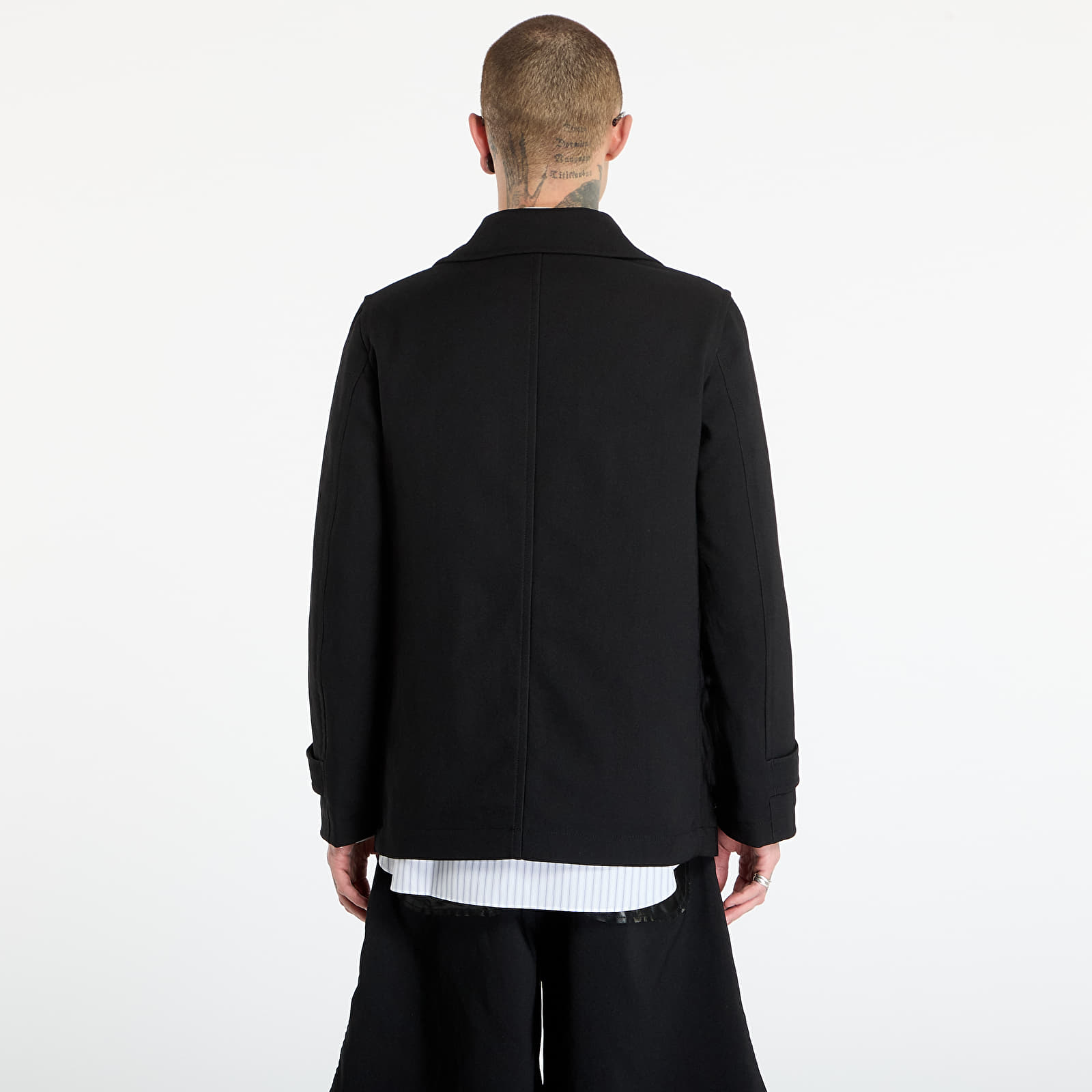 Kurtki Comme des Garçons SHIRT Double Breasted Coat Black