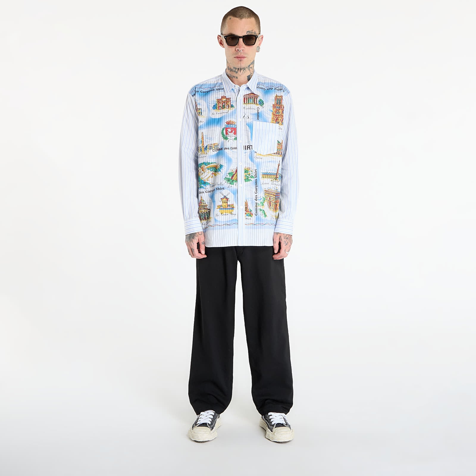 Spodnie Comme des Garçons SHIRT Trousers With Patch Pockets Black