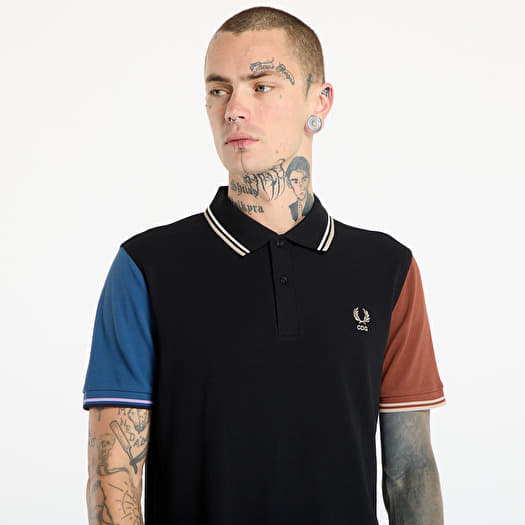 Comme des Garçons SHIRT x Fred Perry Polo Knit Black | Footshop