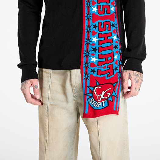 Comme des Garçons SHIRT Soccer Scarf Knitted Sweater Black | Footshop
