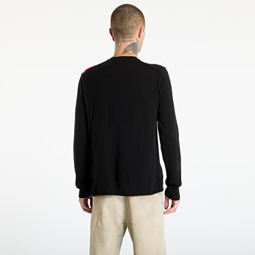 Comme des Garçons SHIRT Soccer Scarf Knitted Sweater Black | Footshop