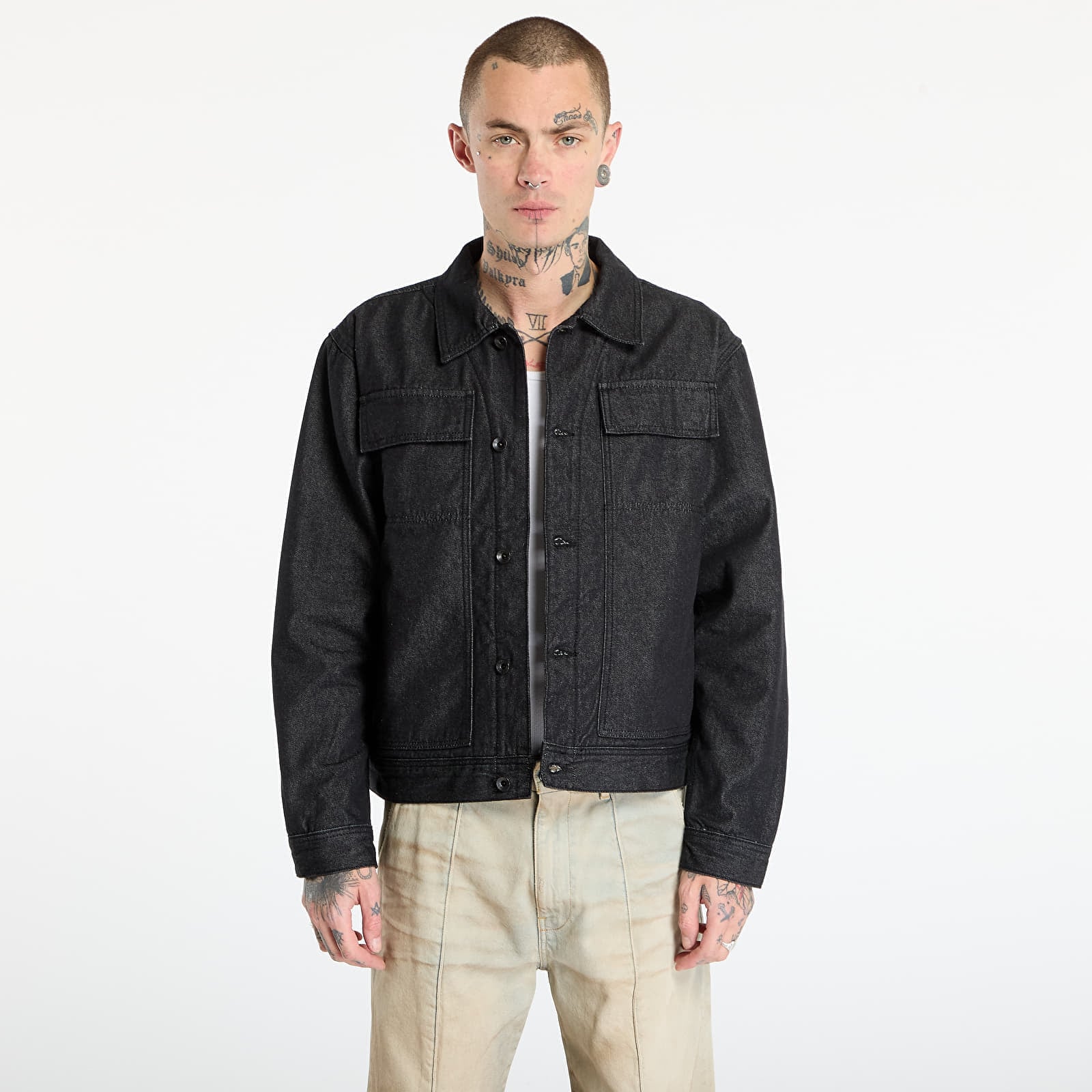 Jachetă Vans LX McAvoy Lined Trucker Black Rinse XL