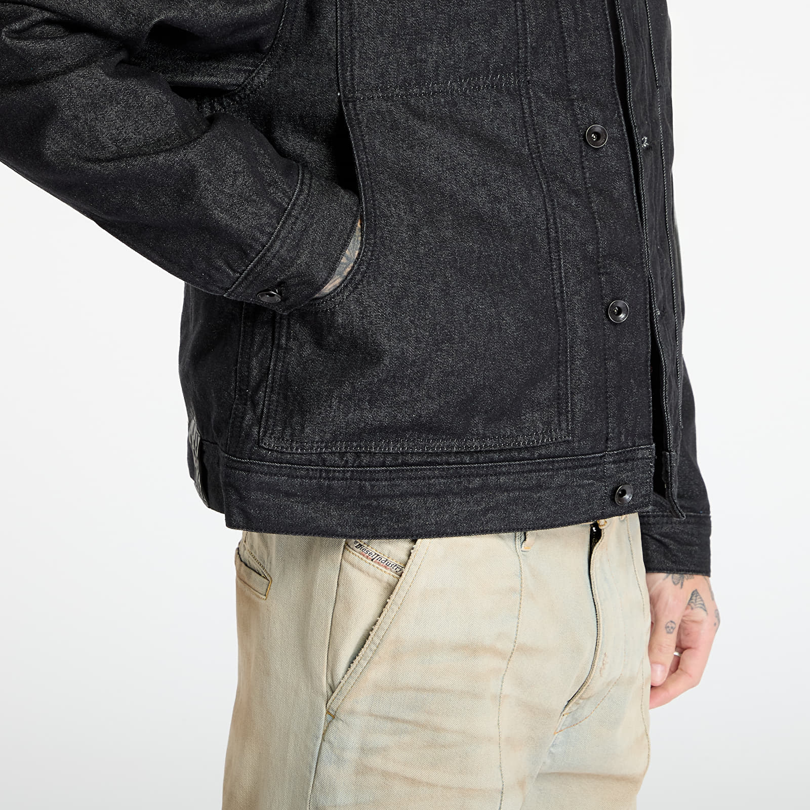 Ανδρικά σακάκια Vans LX McAvoy Lined Trucker Black Rinse