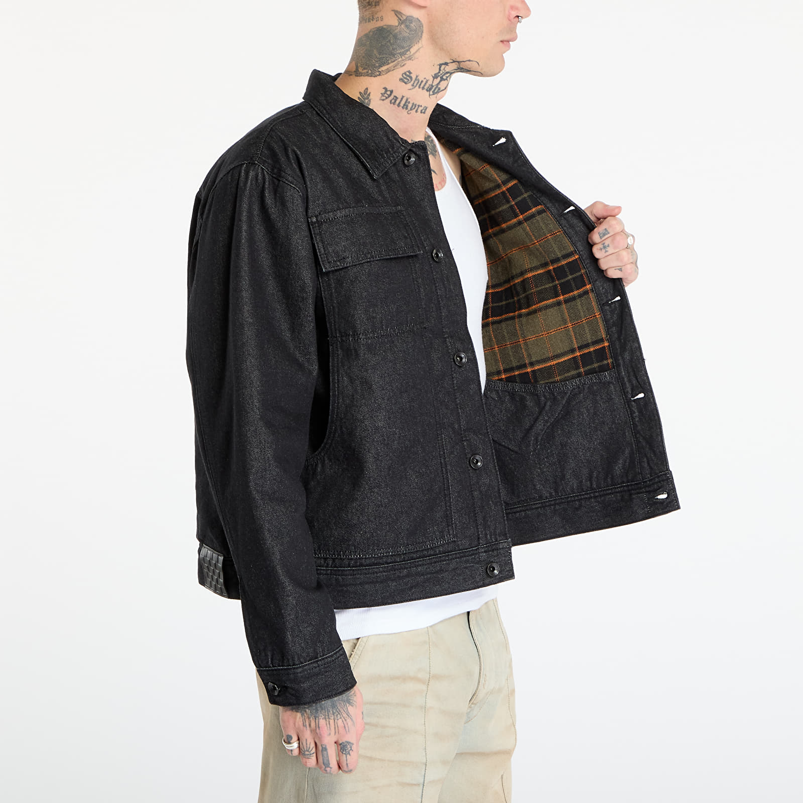 Ανδρικά σακάκια Vans LX McAvoy Lined Trucker Black Rinse