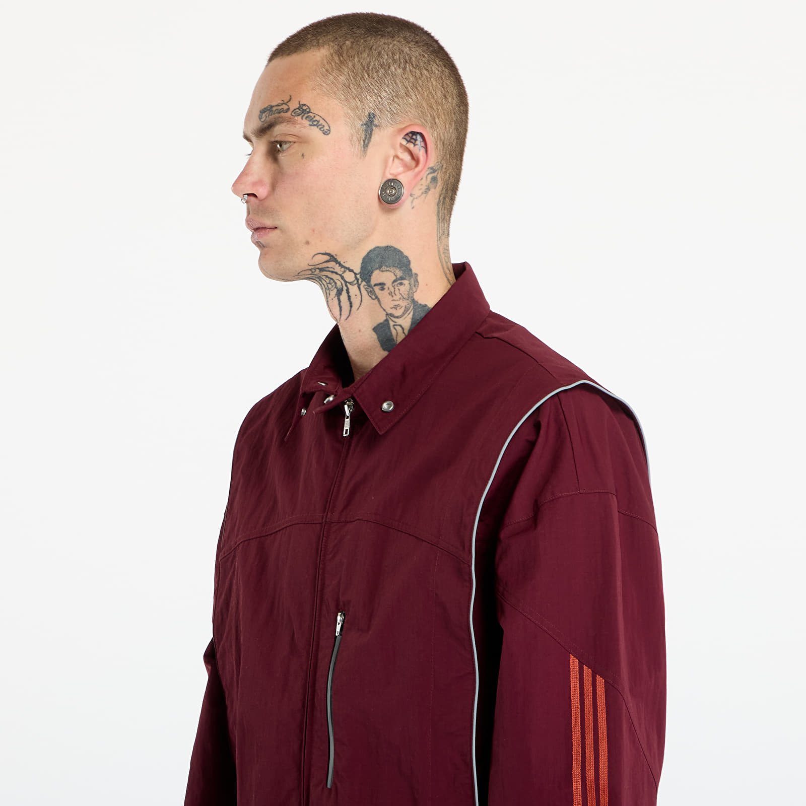 Jakker for menn adidas Venice Wind Jacket Maroon/ Black