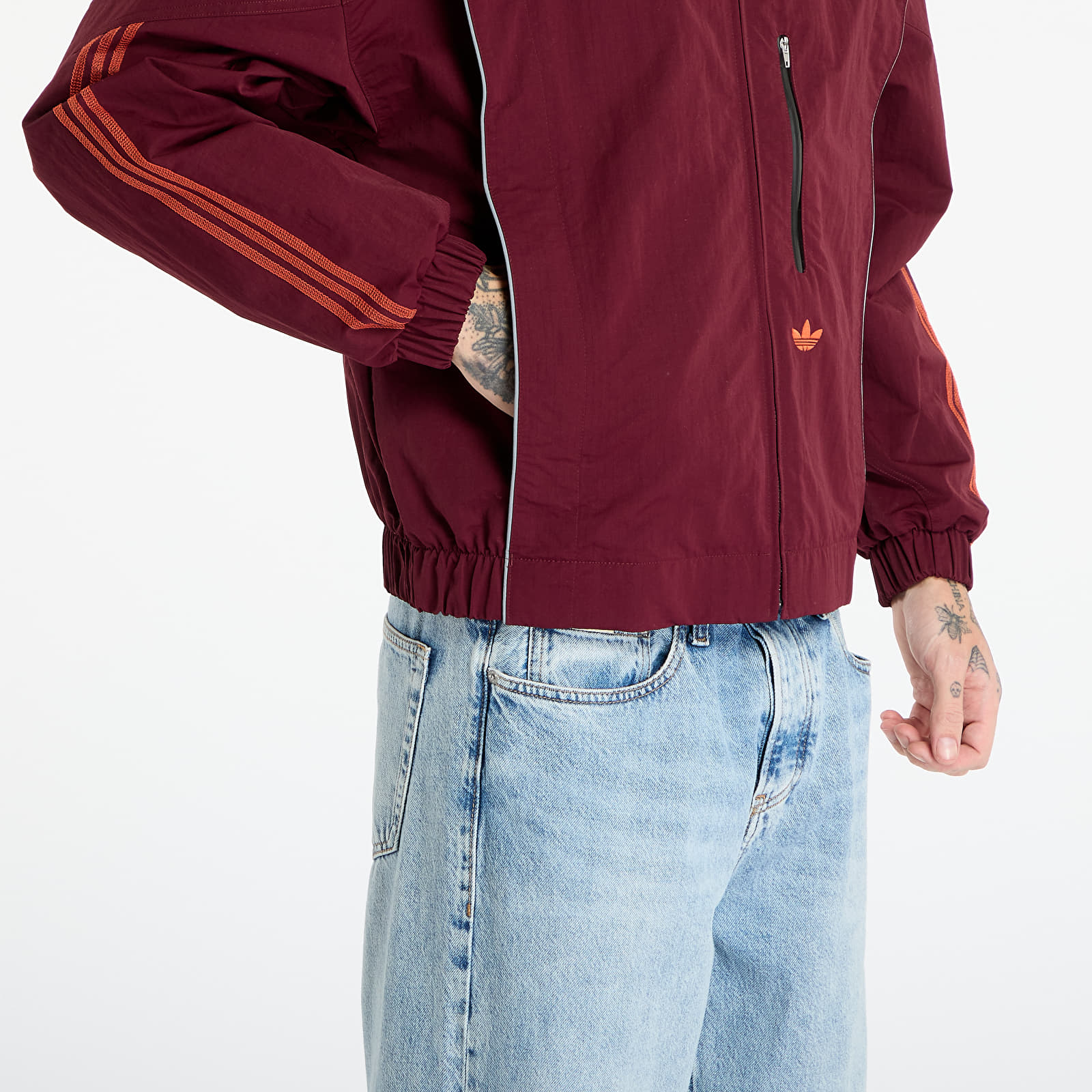 Jakker for menn adidas Venice Wind Jacket Maroon/ Black