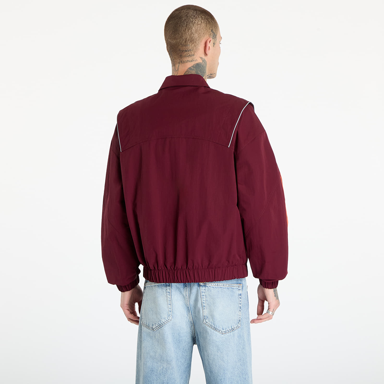 Jakker for menn adidas Venice Wind Jacket Maroon/ Black