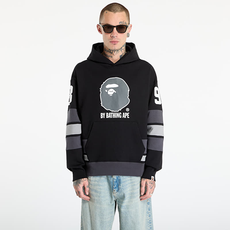 Sweatshirt A BATHING APE Bape Pullover Hoodie UNISEX Black