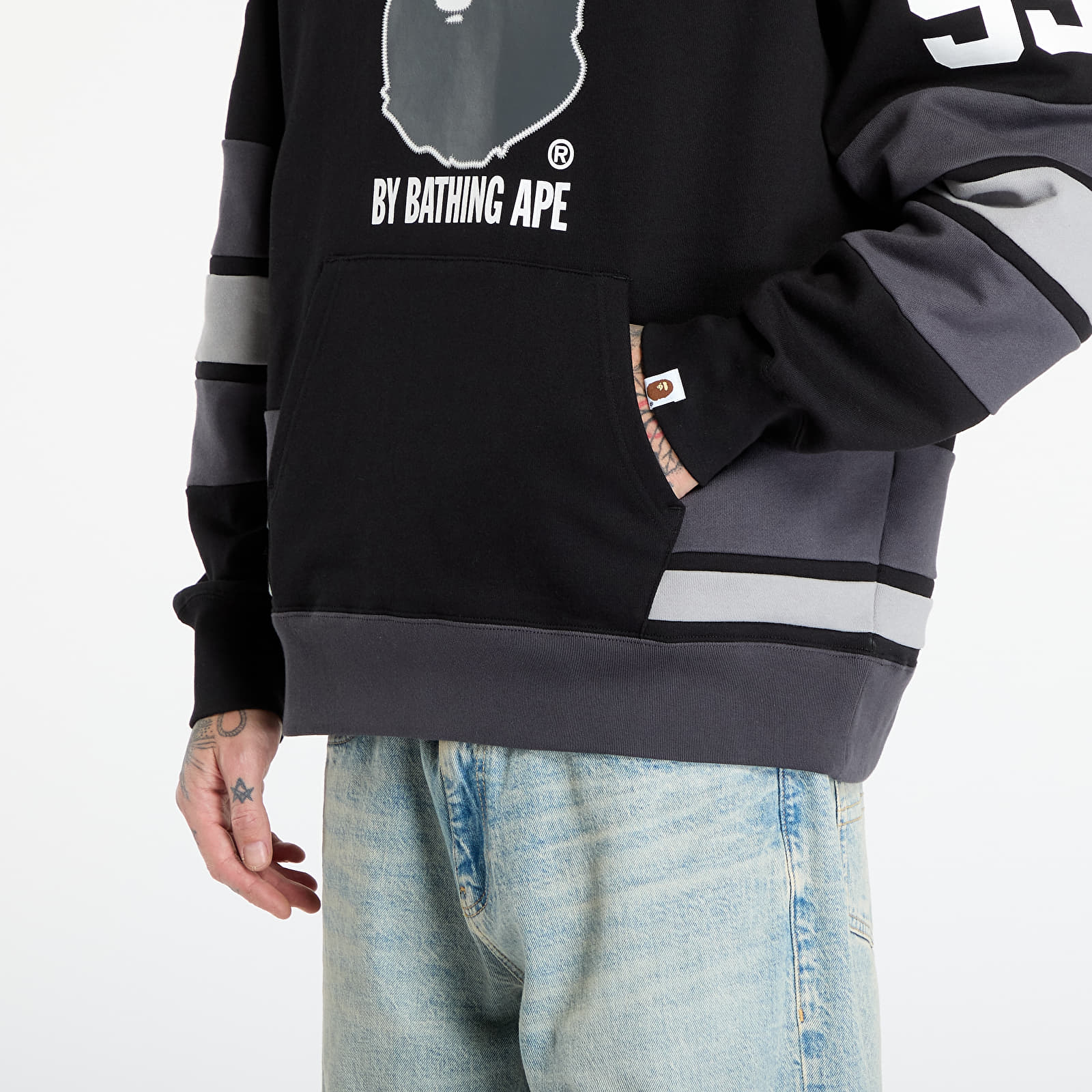 Hoodies für Männer A BATHING APE Bape Pullover Hoodie UNISEX Black