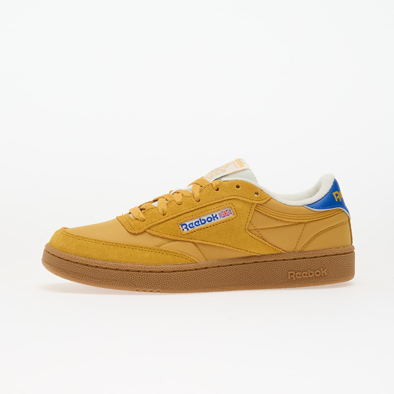 Vīriešu čības Reebok Club C 85 Gritgold/ Optimumblue/ Gum