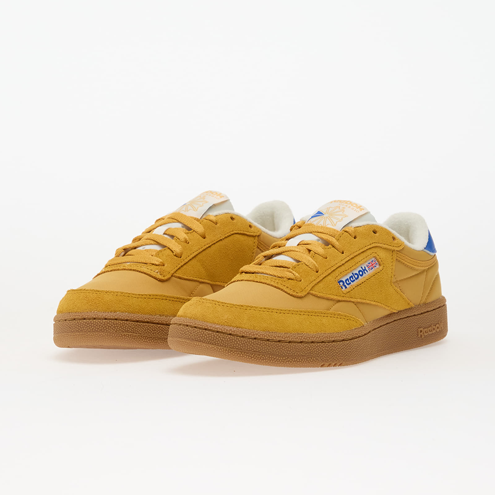Vīriešu čības Reebok Club C 85 Gritgold/ Optimumblue/ Gum
