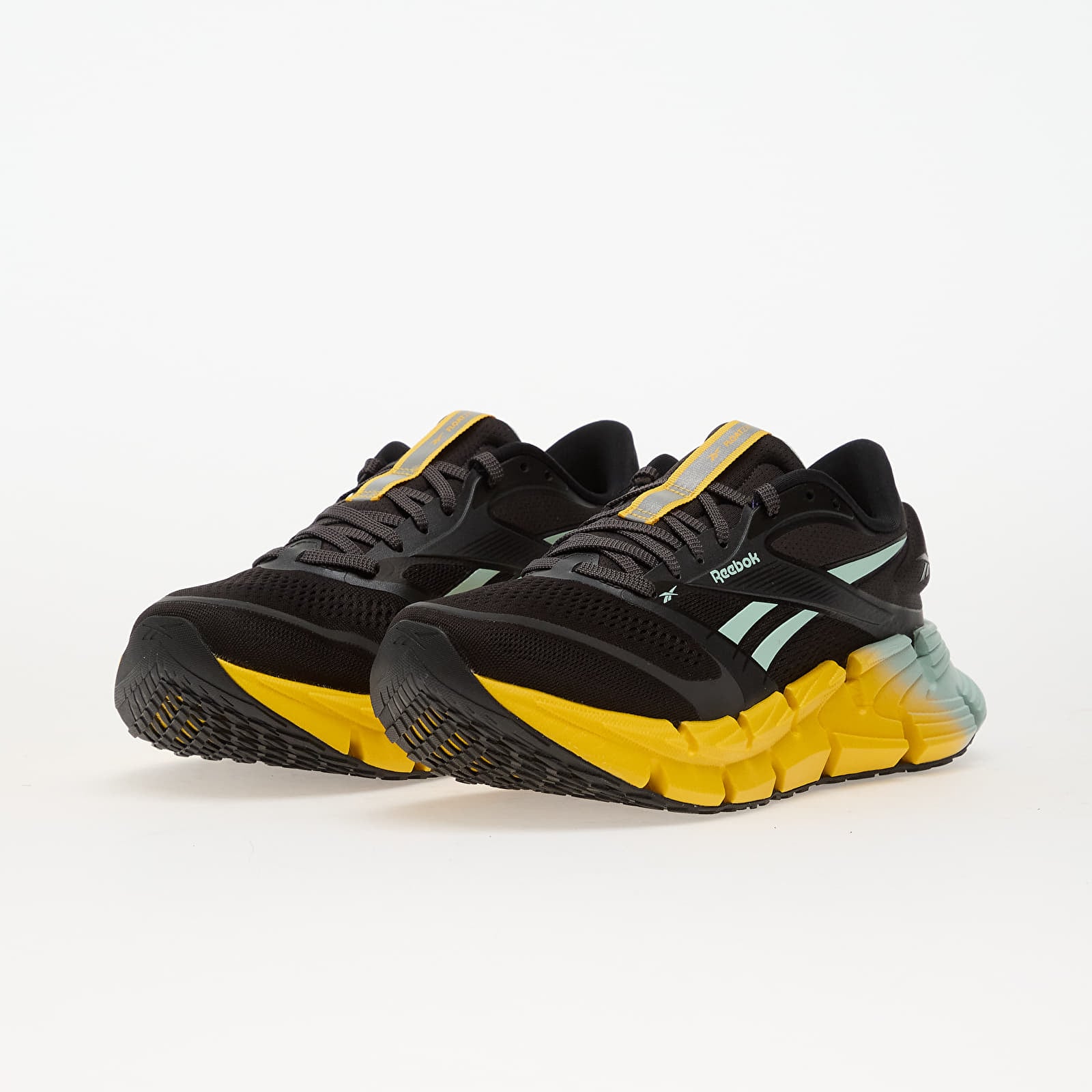 Herenschoenen Reebok Floatzig 2 Washed Black/ Glitch Aqua/ Golden Haze