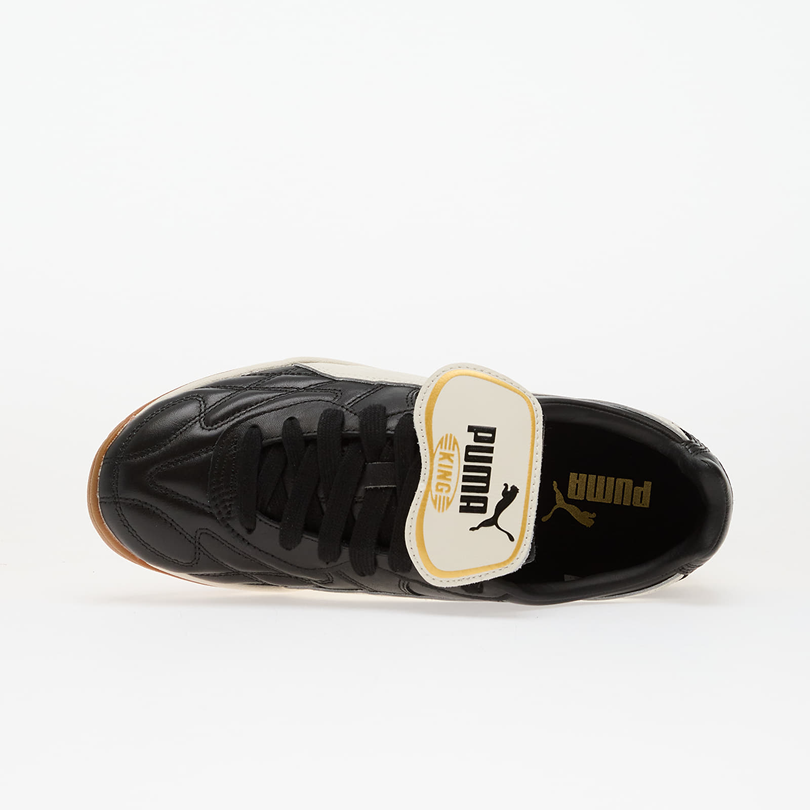 Ανδρικά παπούτσια Puma King Indoor Puma Black-Warm White