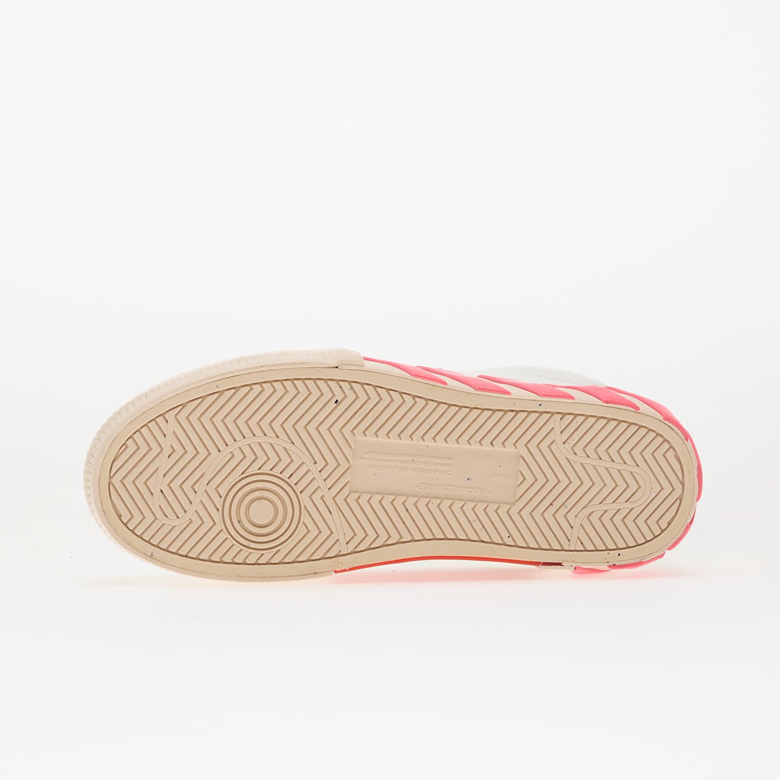 Детски маратонки и обувки OFF-WHITE KIDS Low Vulcanized Leather White/ Rose Pink
