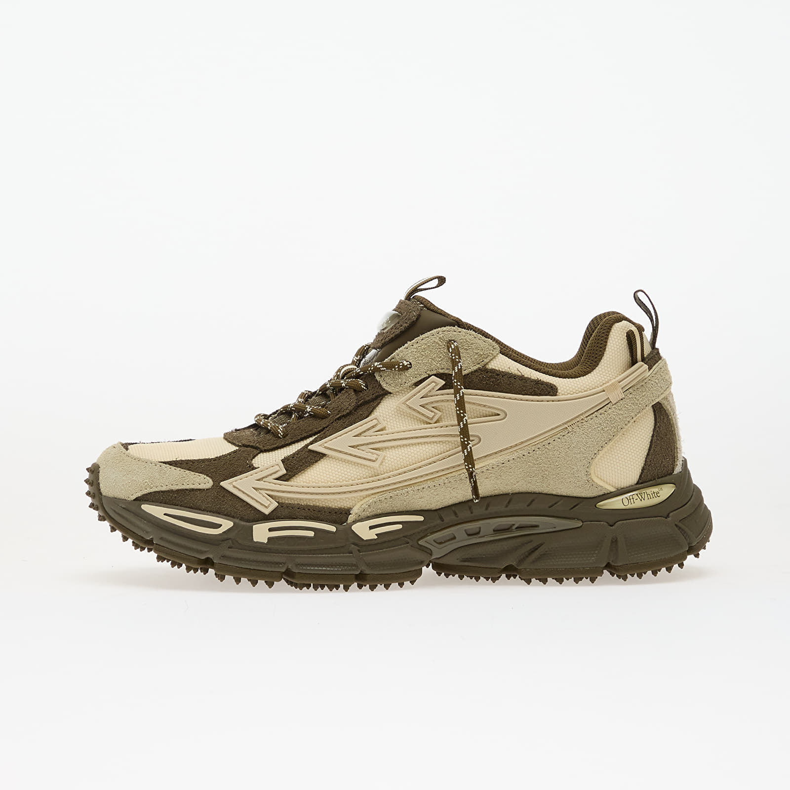 Sneakers Off-White Ow Be Right Back Suede Forest Green/ Sand EUR 46