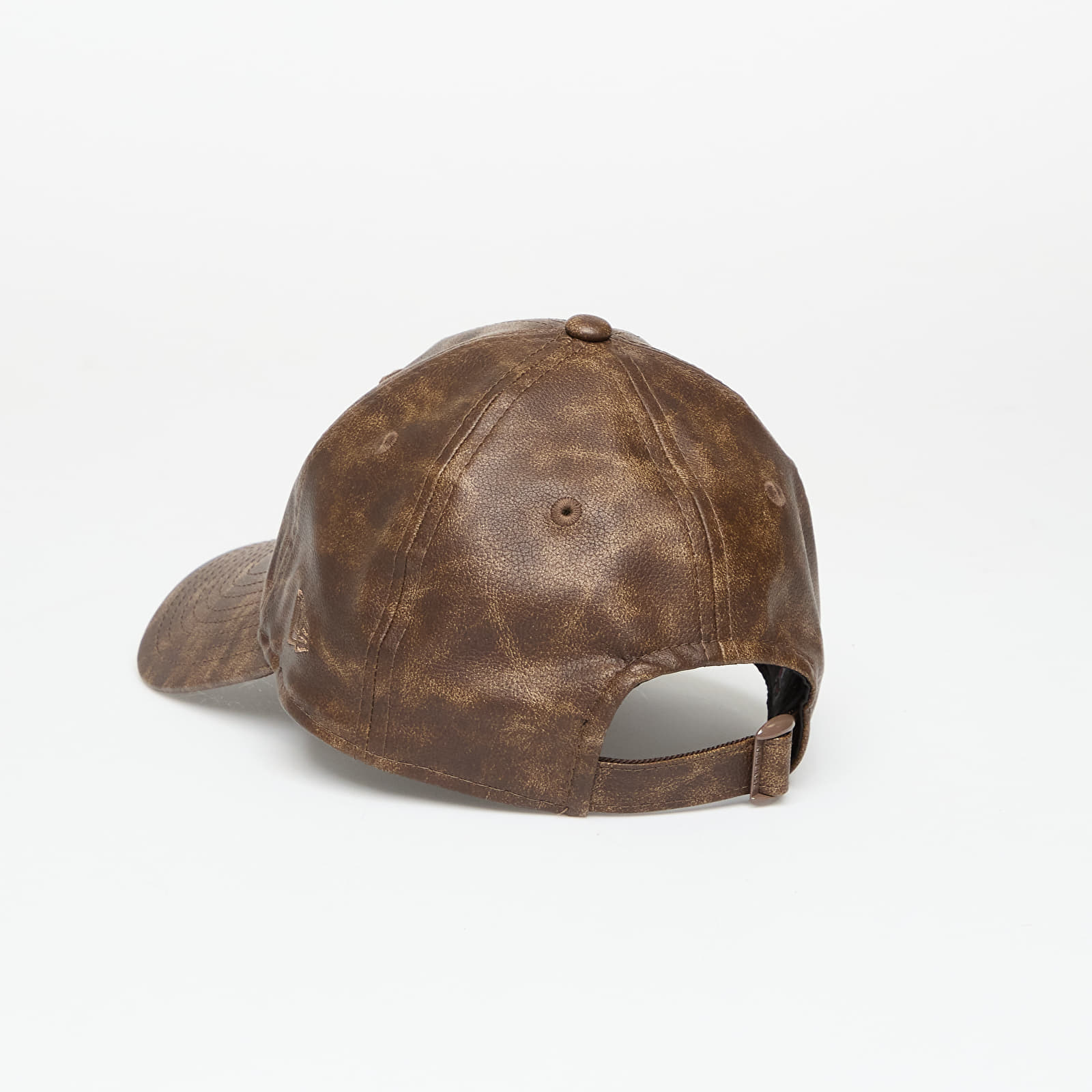 Czapki z daszkiem New Era New York Yankees Womens MLB Worn PU 9TWENTY Adjustable Cap Dark Brown