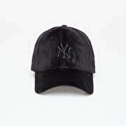New Era New York Yankees Womens MLB Velour 9FORTY Adjustable Cap Black
