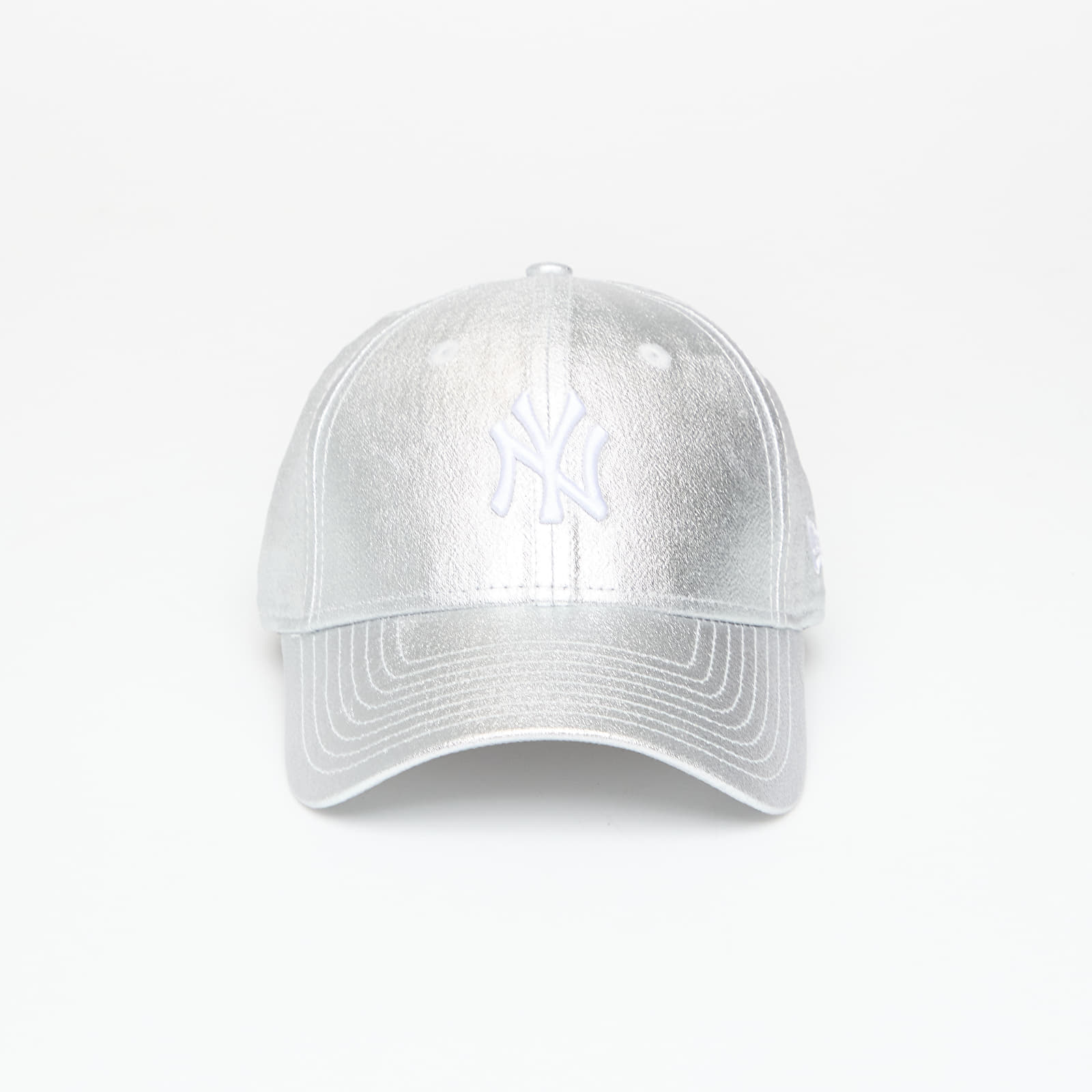 Шапка New Era New York Yankees Womens MLB 9FORTY Adjustable Cap Metallic Silver Universal