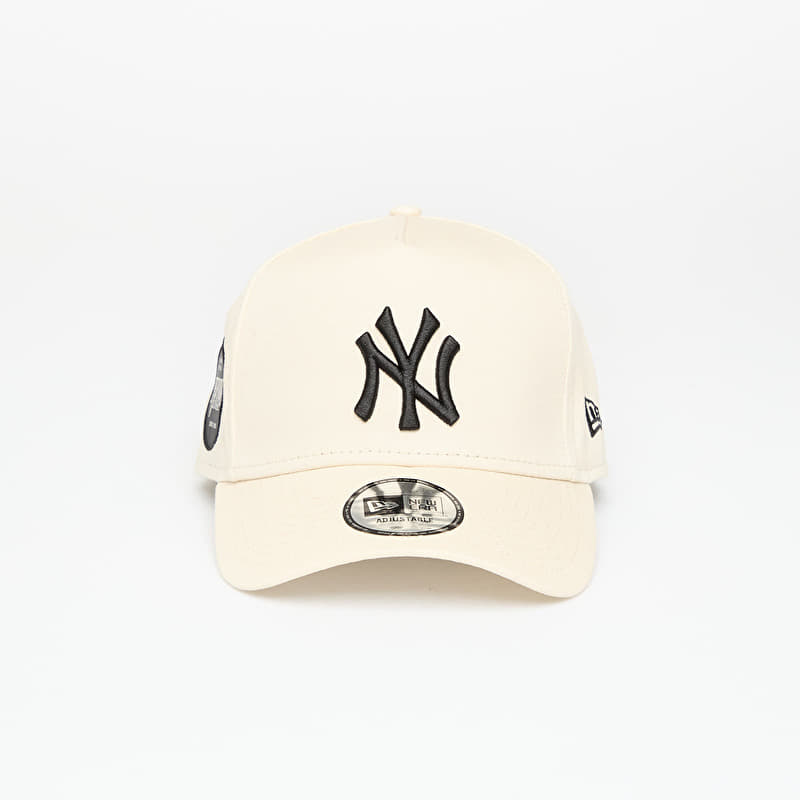 Boné New Era New York Yankees MLB Sidepatch 9FORTY E-Frame Adjustable Cap Light Beige