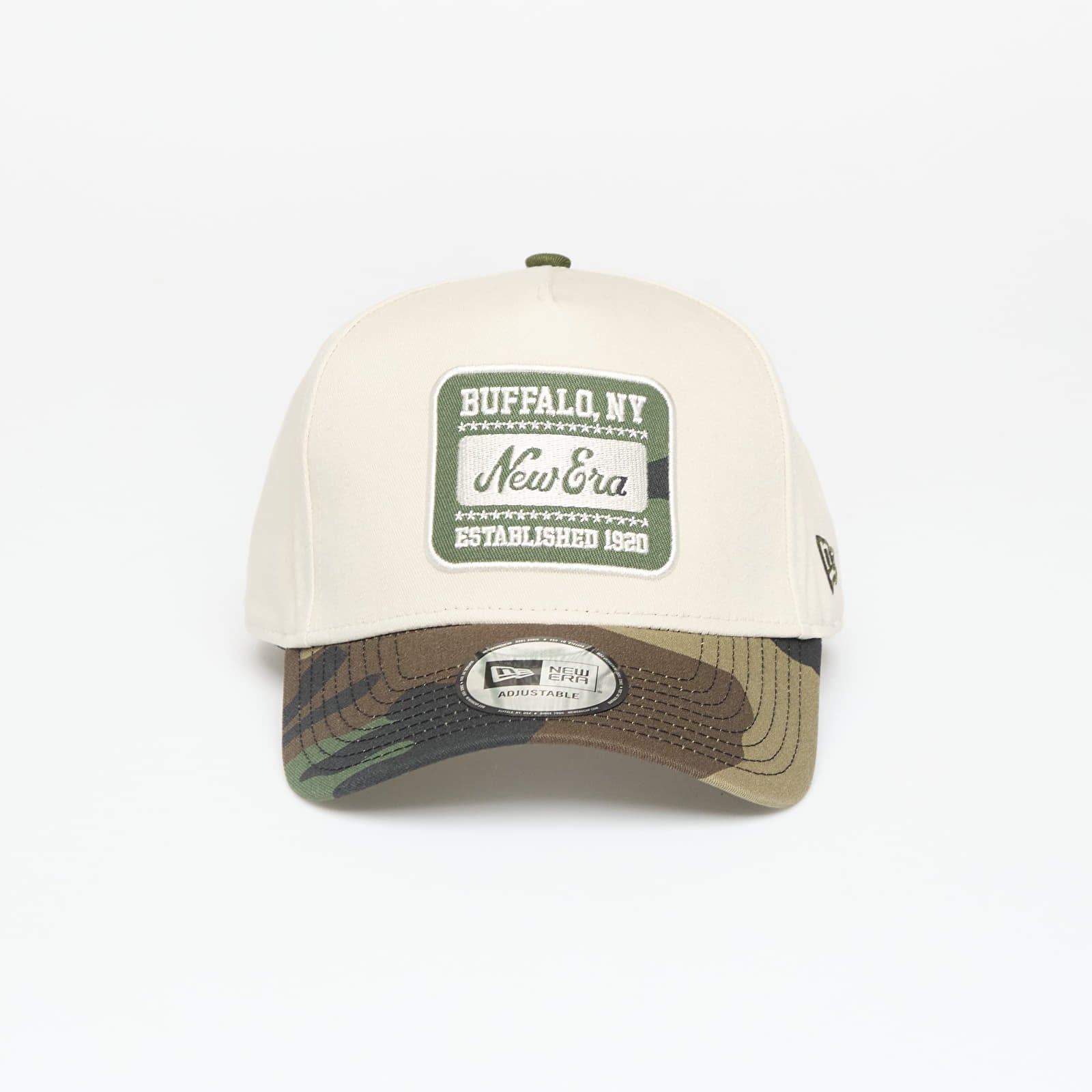 Capac New Era Camo Patch 9FORTY E-Frame Adjustable Cap Cream Universal