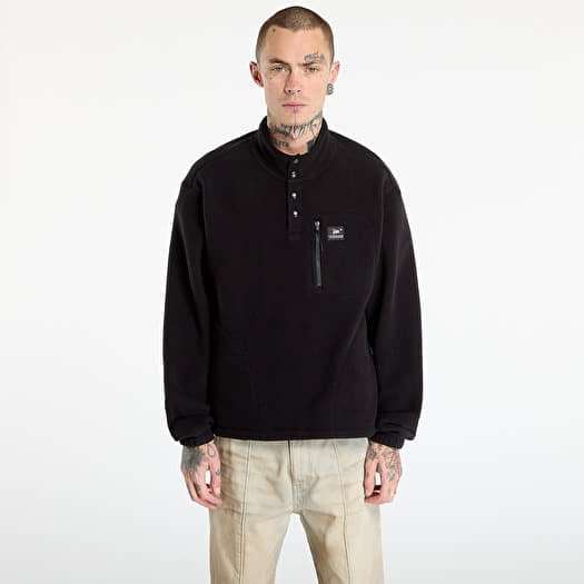 Sweatshirt Patta Sherpa Fleece Overhead UNISEX Black