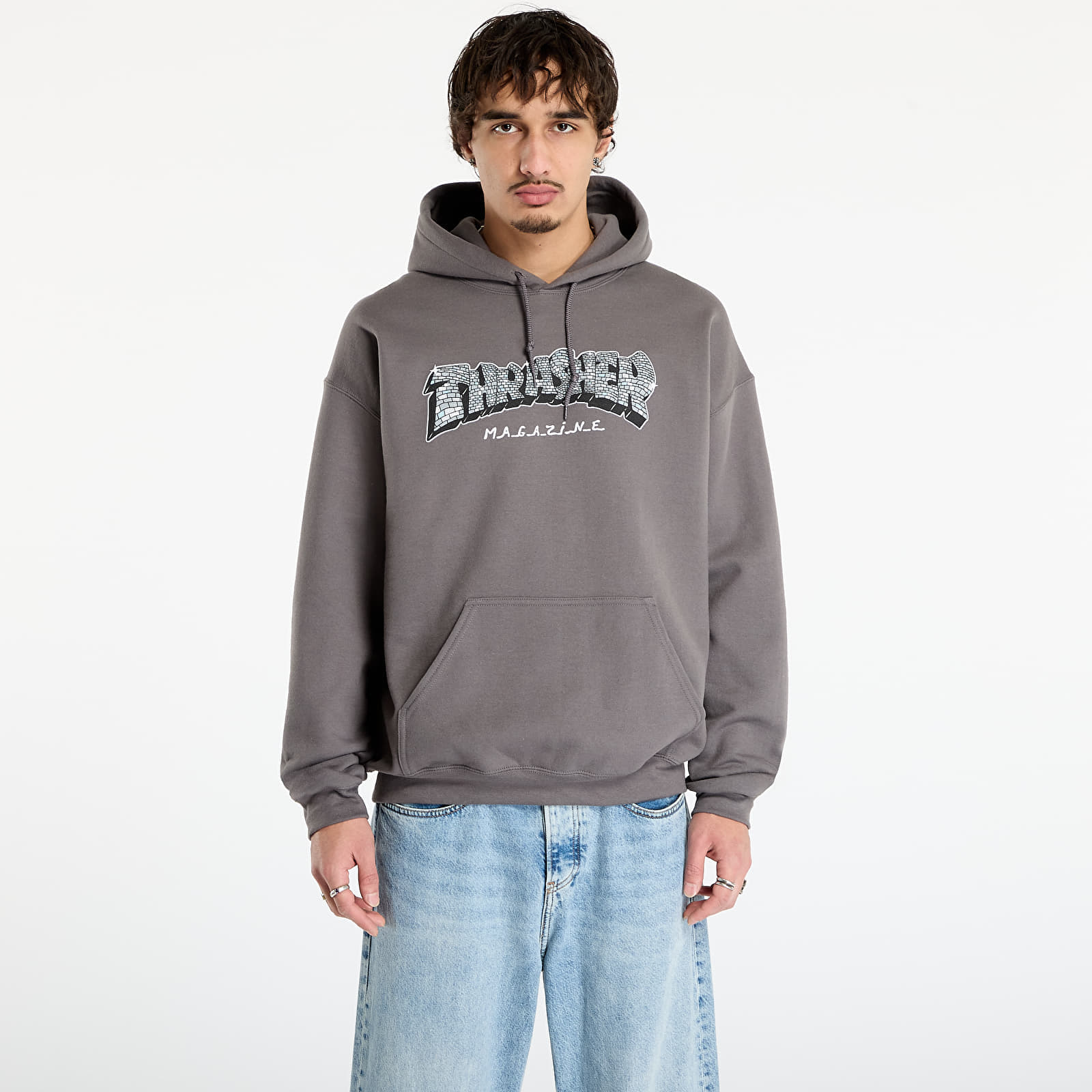 Суитшърт Thrasher Disco by Spanky Hoodie Charcoal M