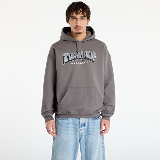 Sweatshirt Thrasher Disco by Spanky Hoodie Charcoal