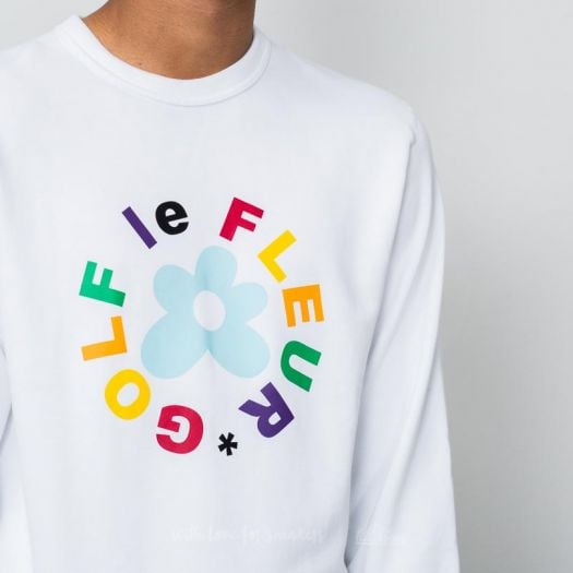 Hoodies and sweatshirts Converse Golf Le Fleur Crew Sweatshirt White Footshop
