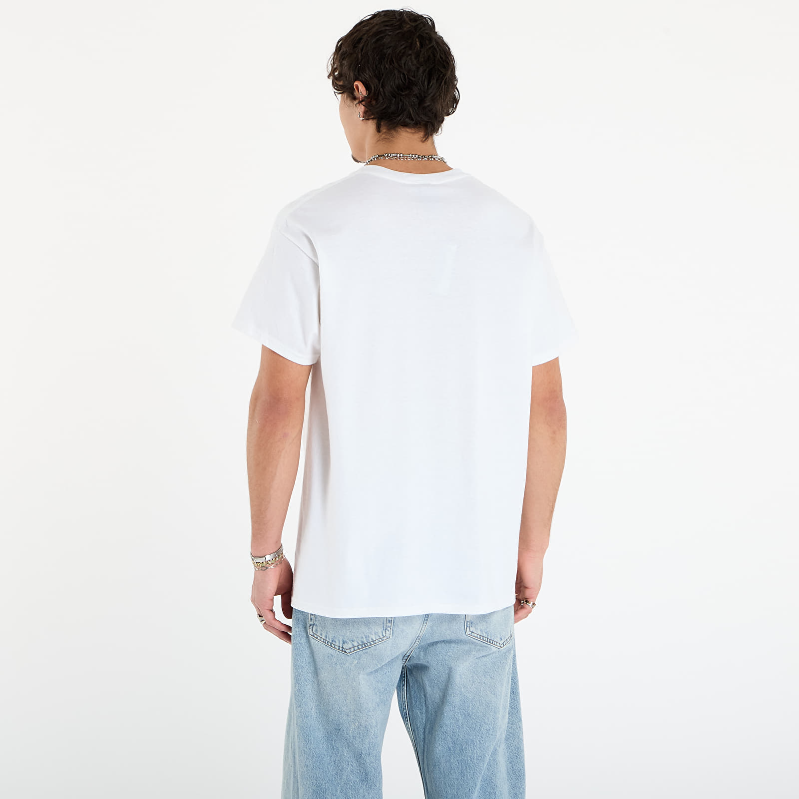 Majice T-shirt Thrasher Checkered Oval T-Shirt White