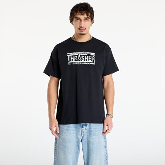 T-shirt Thrasher Chrome Genuine T-Shirt Black