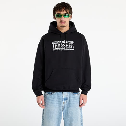 Sweatshirt Thrasher Chrome Genuine Hoodie Black