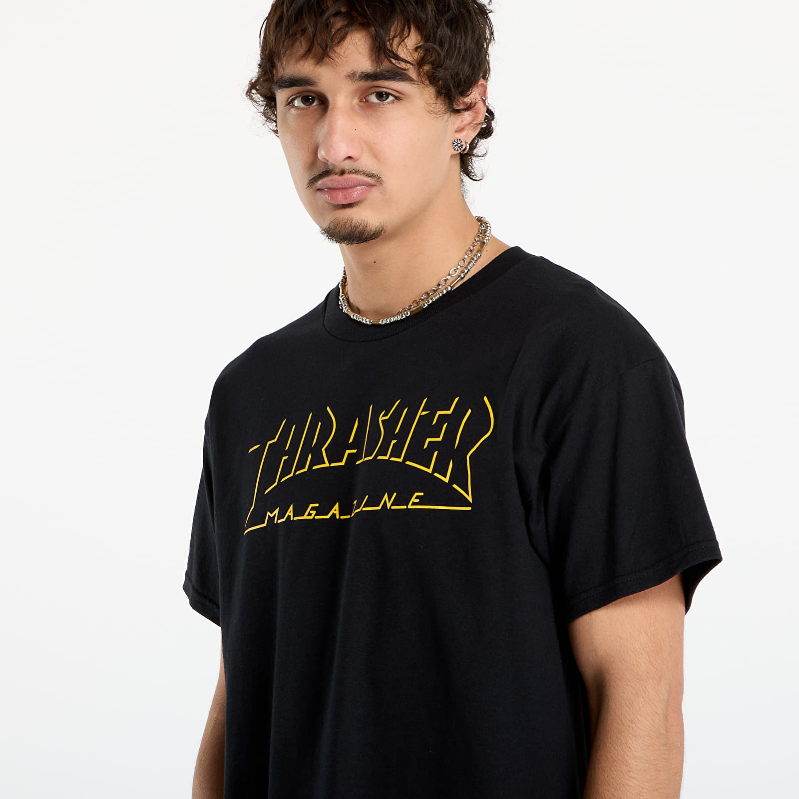 Μπλούζες Thrasher Shadow Mag Logo T-Shirt Black