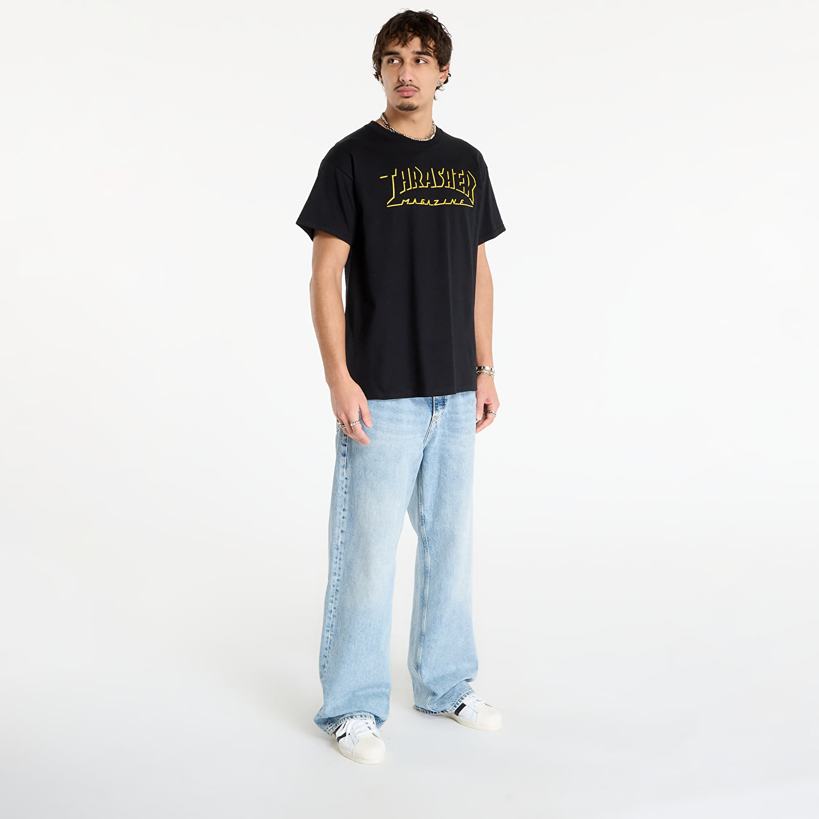 Μπλούζες Thrasher Shadow Mag Logo T-Shirt Black
