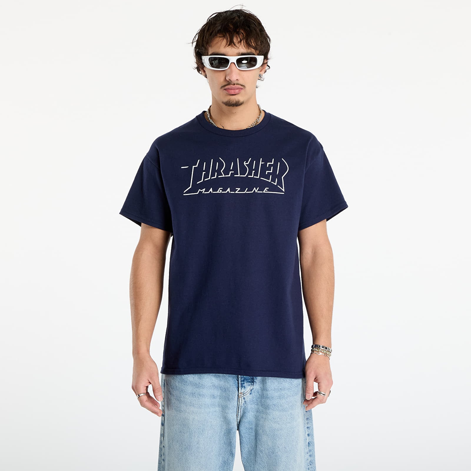 Tricou Thrasher Shadow Mag Logo T-Shirt Navy L