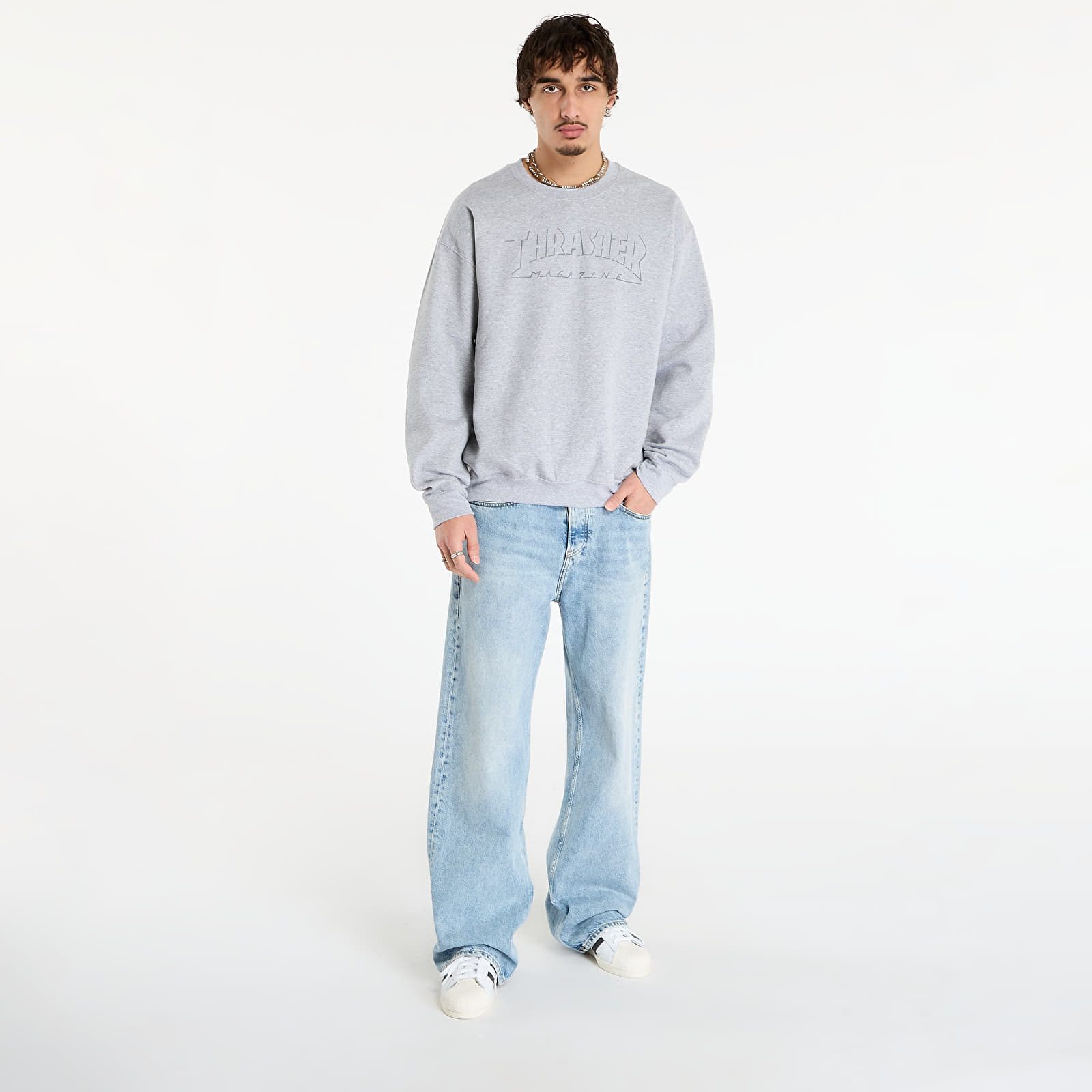 Puloverji Thrasher Shadow Mag Logo Crewneck Sport Grey