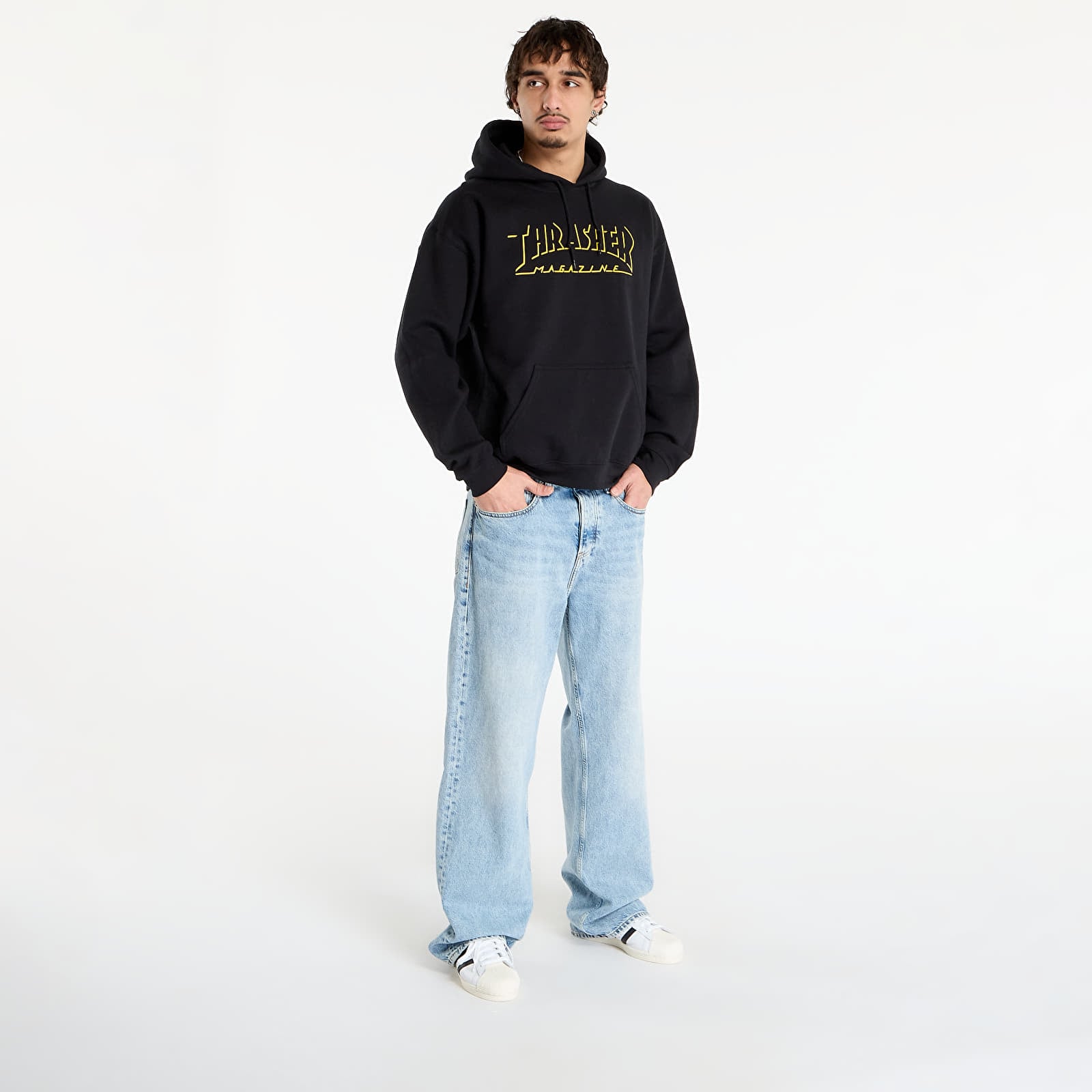 Sweatjacken und Sweatshirts Thrasher Shadow Mag Logo Hoodie Black